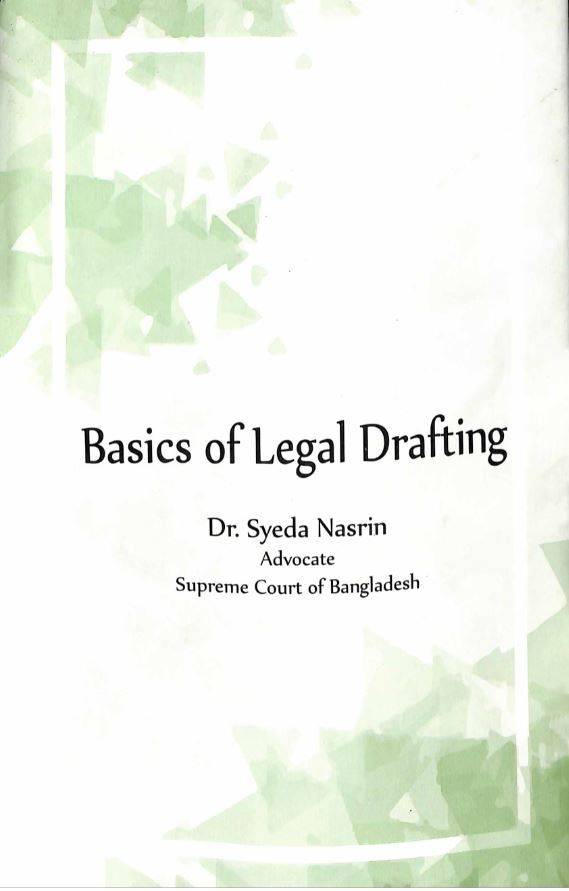 Basics of Legal Drafting
